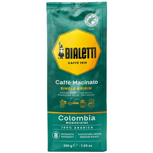 Bialetti Colombia Gemalen Koffie 200 gram