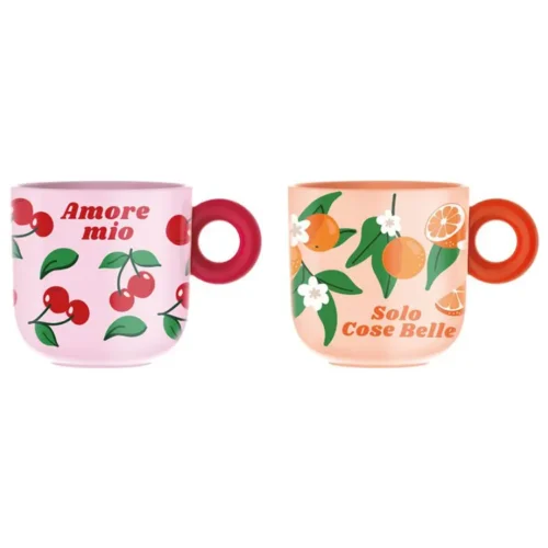 Bialetti Mercato Della Frutta Koffiebeker 2st