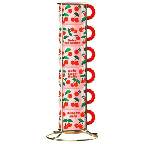Bialetti Mercato Della Frutta Espresso Kopjes in rek