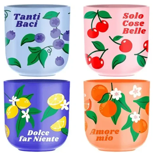 Bialetti Mercato Della Frutta Espressobeker 4st