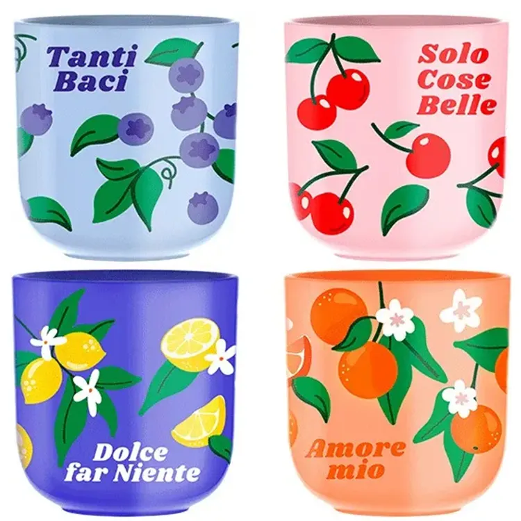 Bialetti Mercato Della Frutta Espressobeker 4st