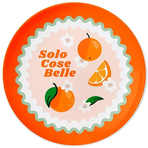 Bialetti Mercato Della Frutta Dessertbord Arancia 20cm
