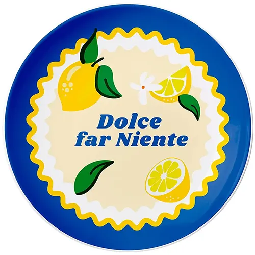 Bialetti Mercato Della Frutta Dessertbord Limone 20cm